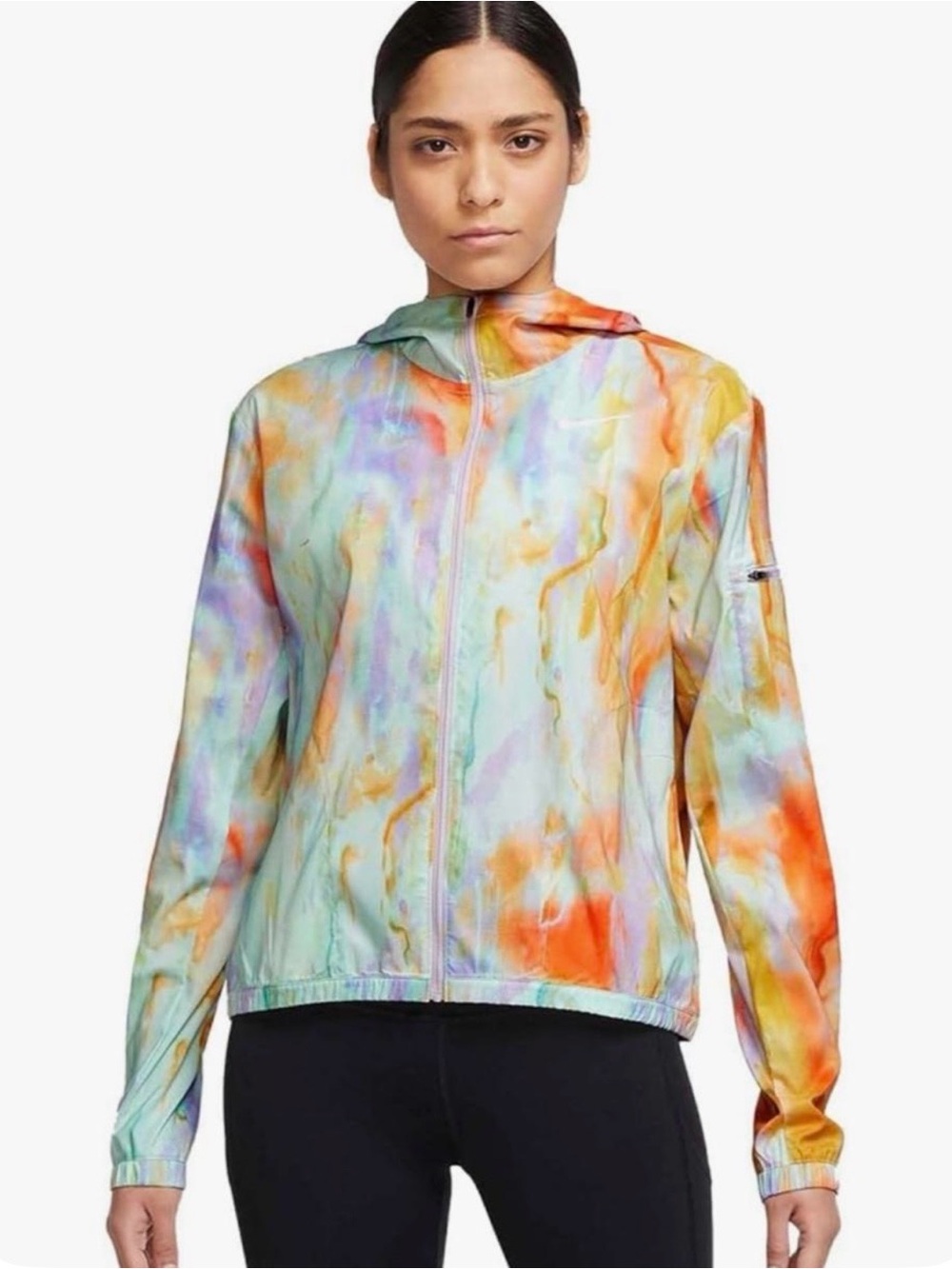 Nike multicoloured tie-dye windbreaker jacket - Picture 3 of 6
